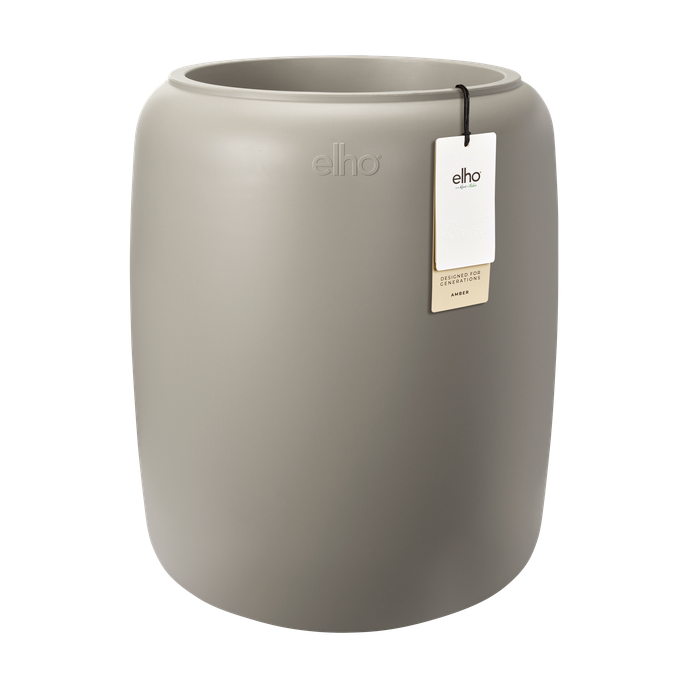 amber beads medium 40cm balanced beige